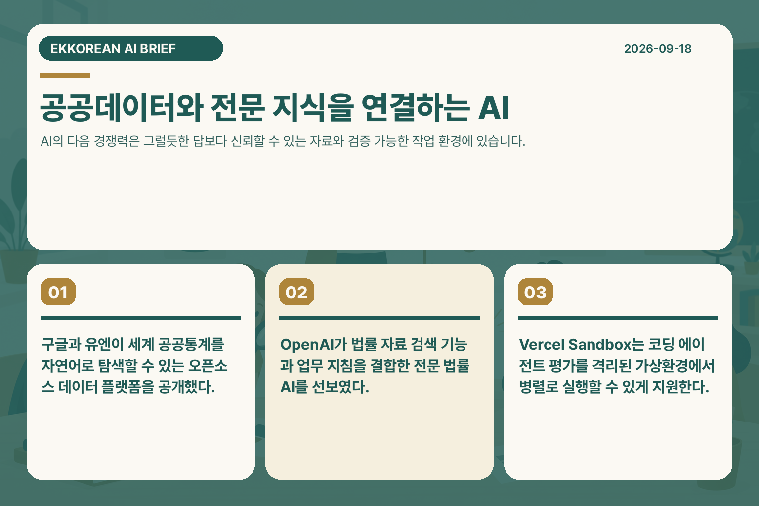 공공데이터와 전문 지식을 연결하는 AI
